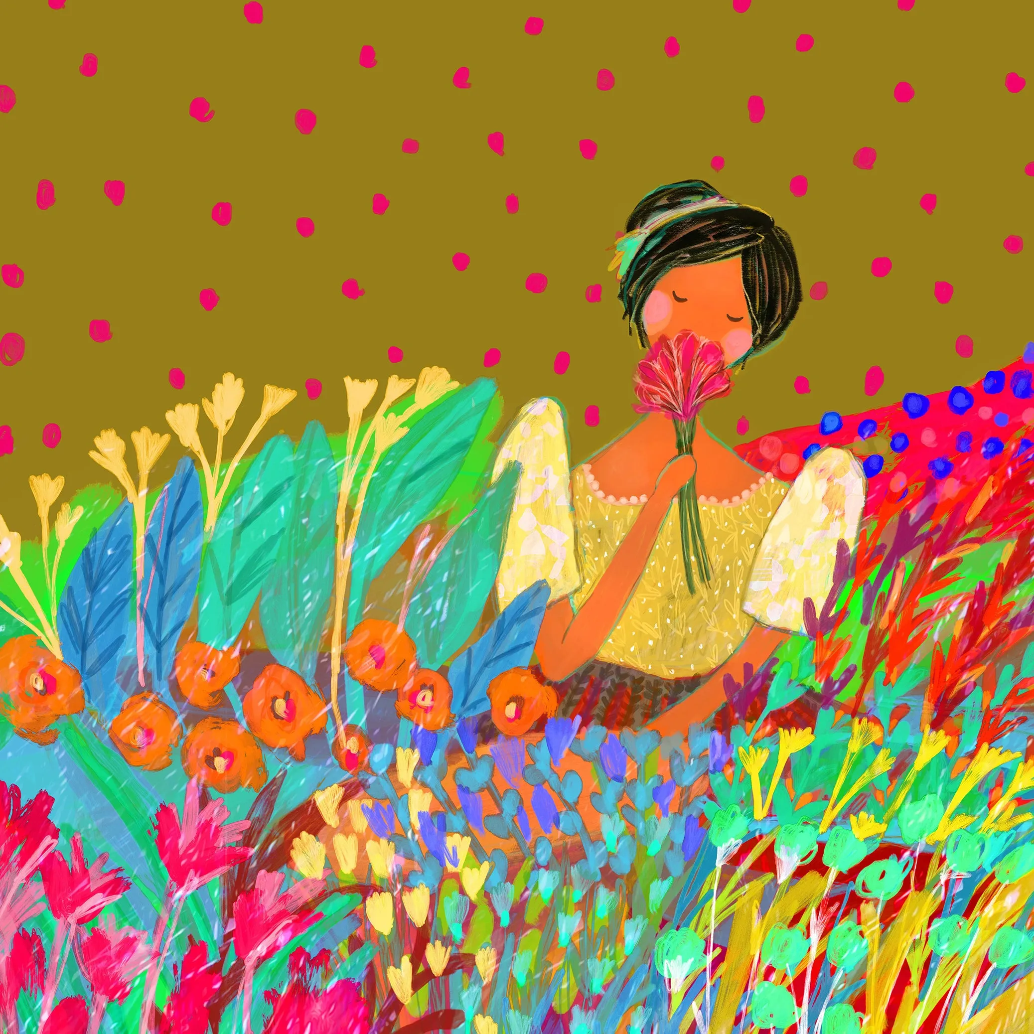 Bibsisita Clutch Bag- Bloom