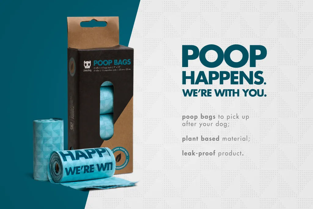 Blue | Plant Based Poop Bags