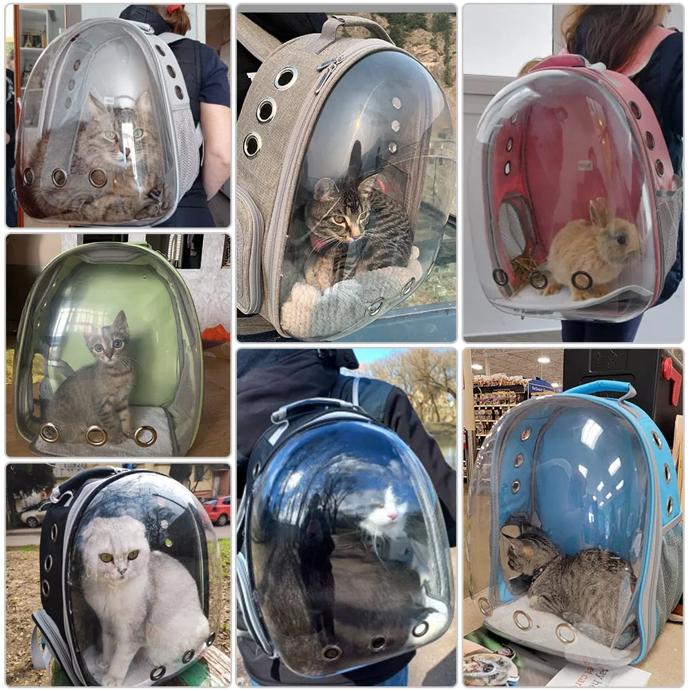 Breathable Bubble Backpack For Cats & Small Dogs