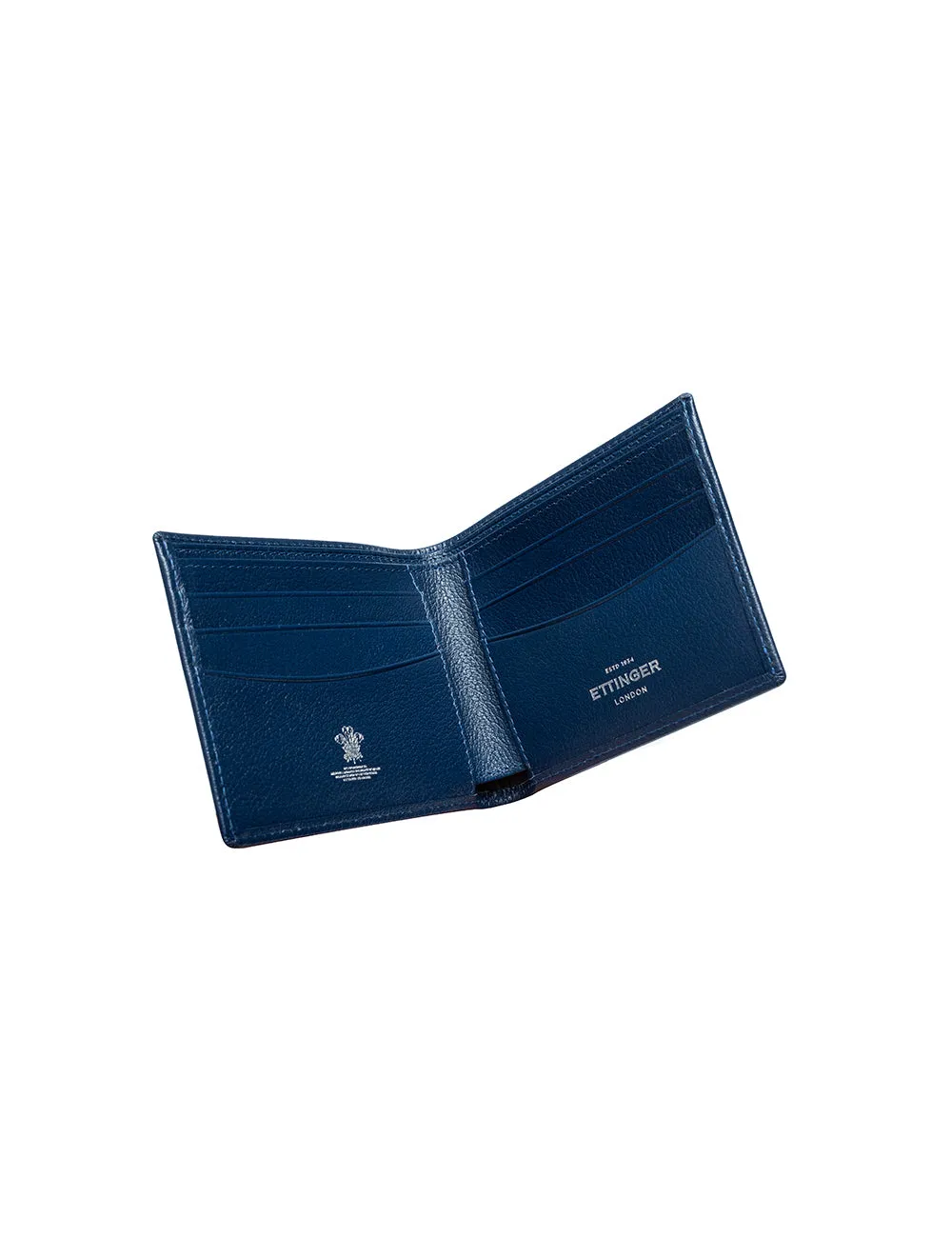 Capra Billfold With 6 C/C Marine Blue