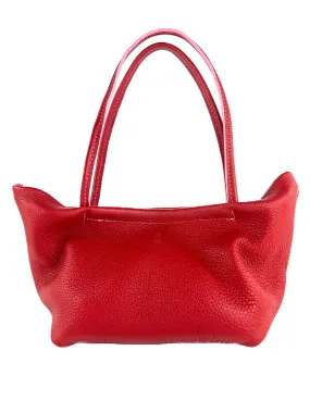 Carly Tote - Pebbled Raspberry