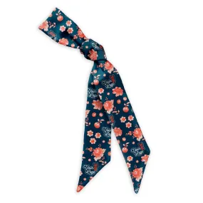 Custom Vintage Blossom 2 Logo Hair Scarf