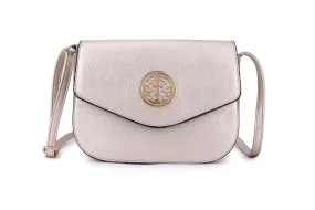 Gold Tree Embellished Satchel Style Handbag