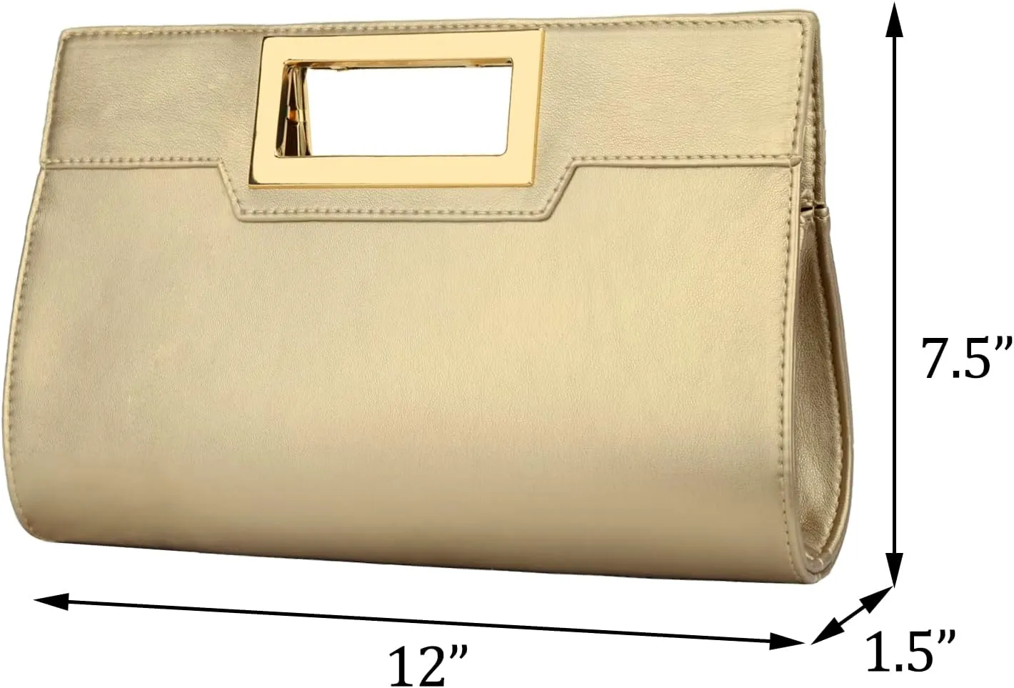 KKXIU Women Clutch Purse Elegant Pleated Evening Bag for Wedding Prom Bridal with Chain Strap