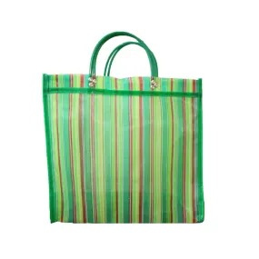 Mesh Small Bag/ Bolsa w/ Base Asst. Colors 15" x 13" x 5"