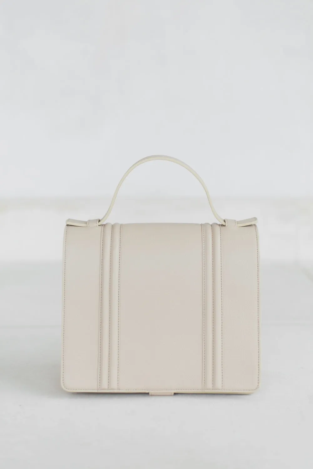 Mini Briefcase Doublé | Sand Structured