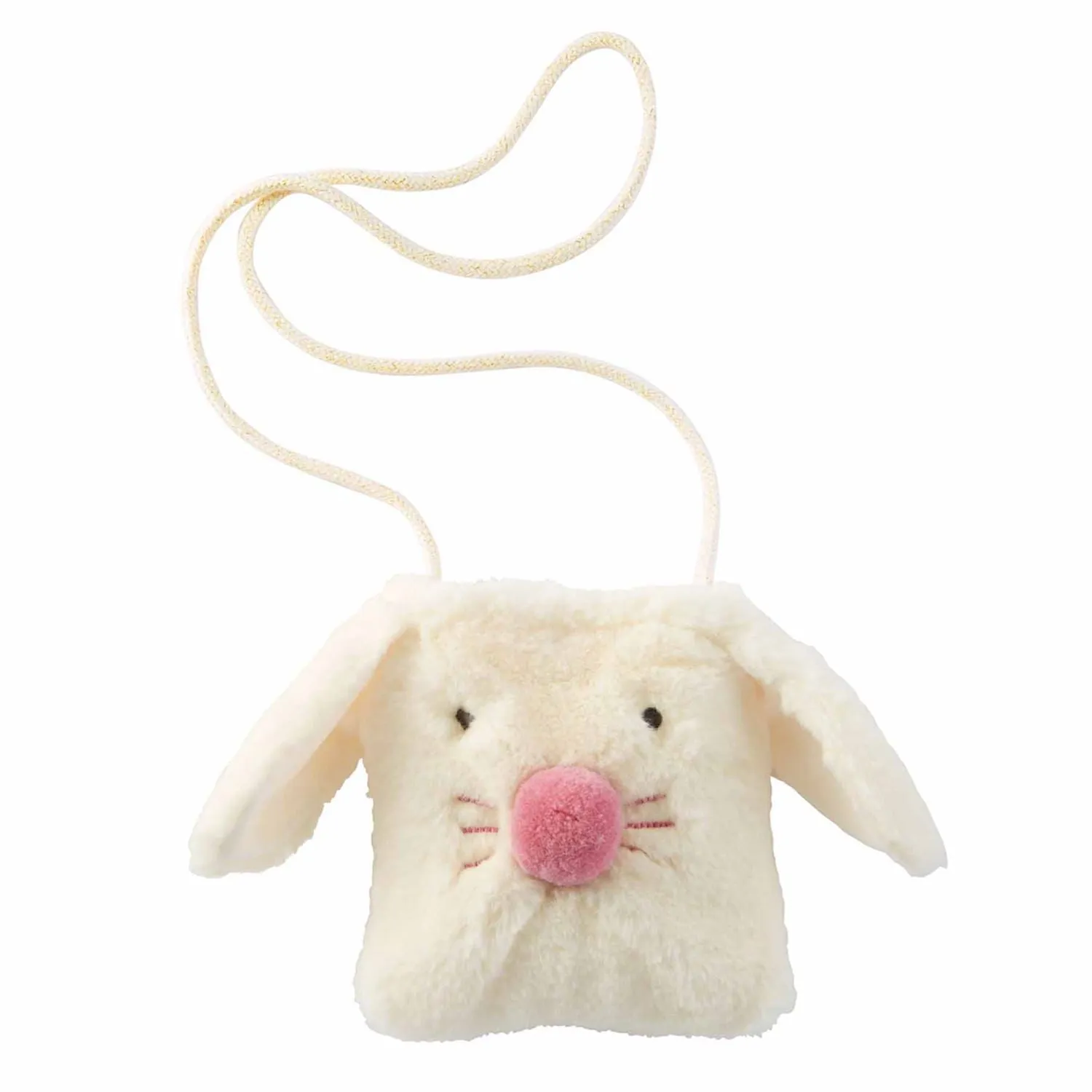 MUD Plush Bunny Purse in Pink or White
