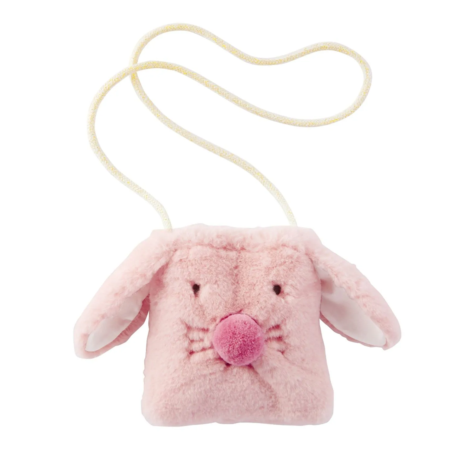 MUD Plush Bunny Purse in Pink or White