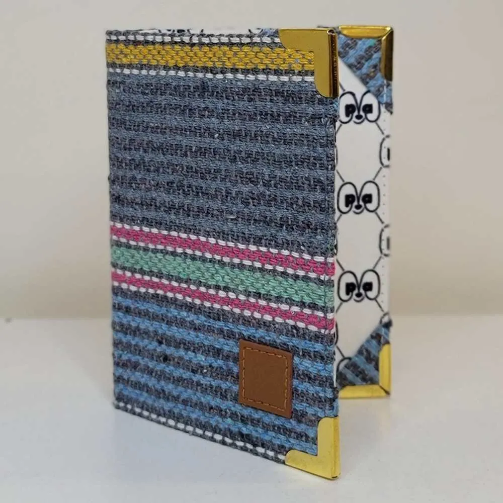 Multicolored Stripe Passport Holder | Stylish Travel Essential | Durable