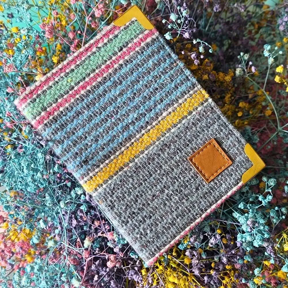 Multicolored Stripe Passport Holder | Stylish Travel Essential | Durable