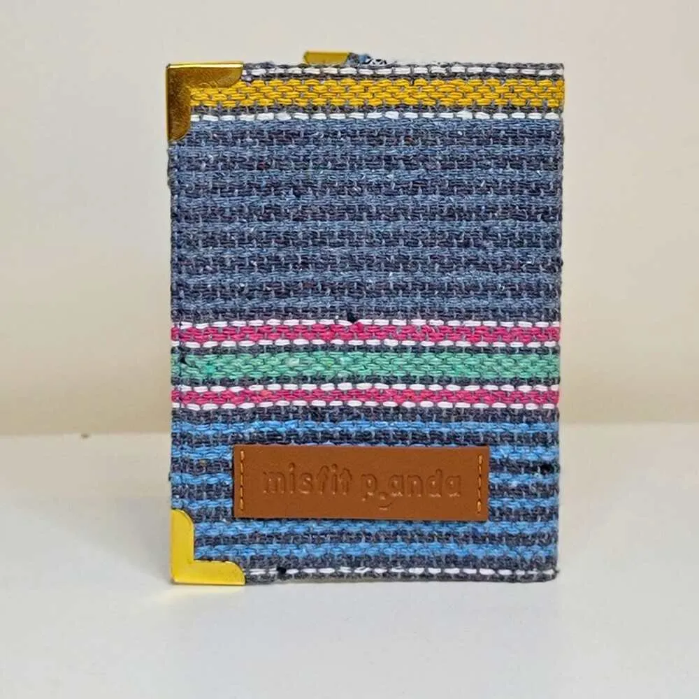 Multicolored Stripe Passport Holder | Stylish Travel Essential | Durable