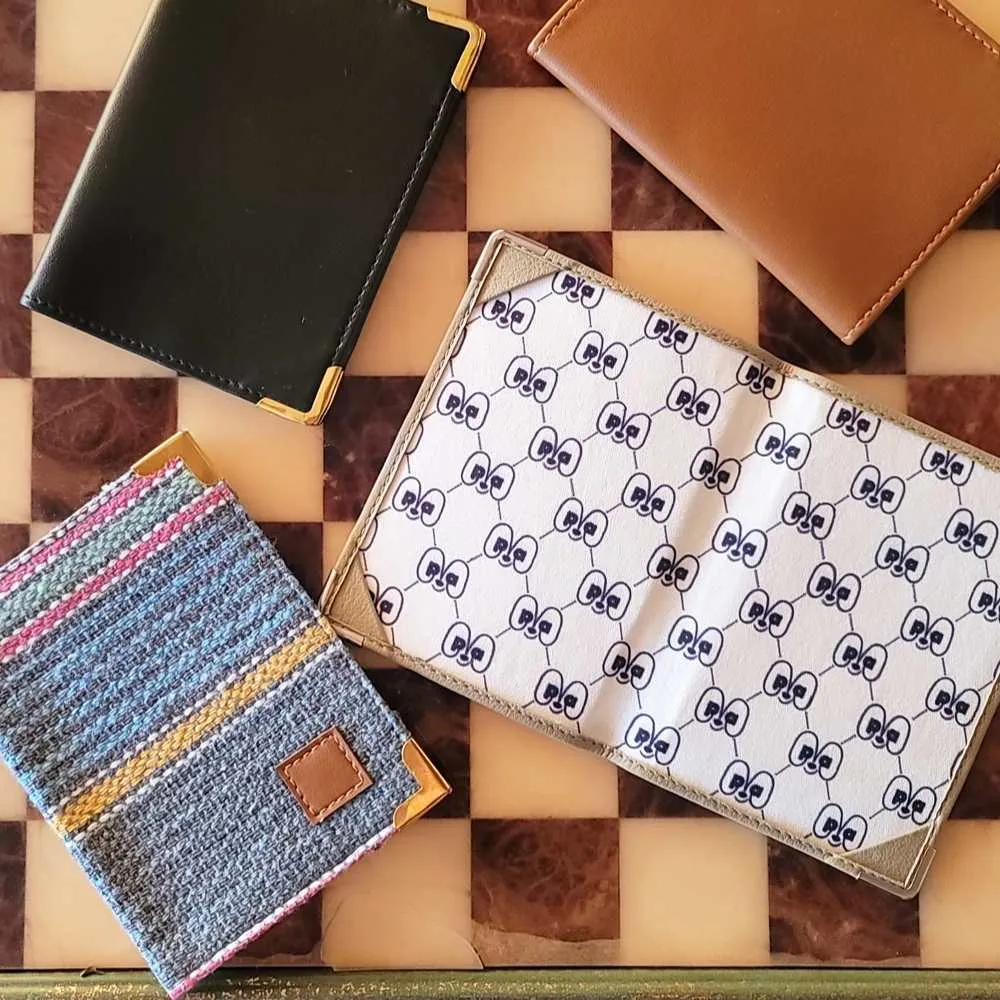 Multicolored Stripe Passport Holder | Stylish Travel Essential | Durable