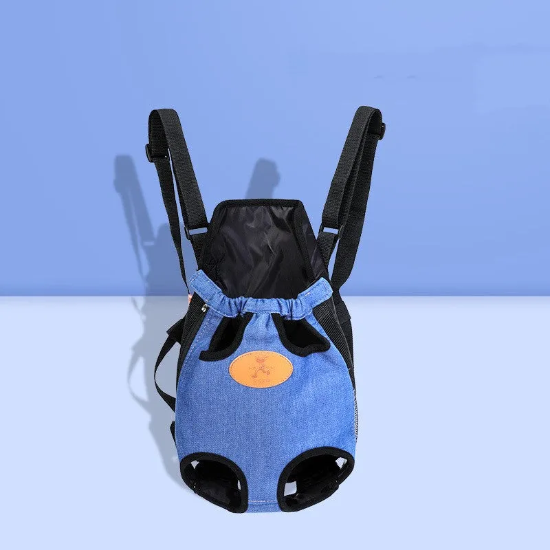 Portable Canvas Cat Backpack for Spring Outing