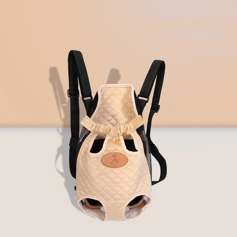 Portable Canvas Cat Backpack for Spring Outing