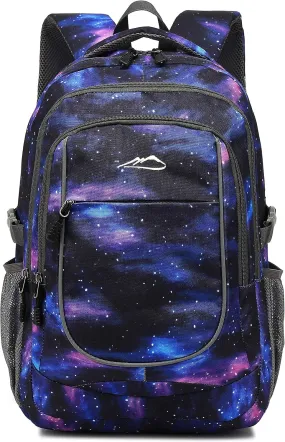 ProEtrade Backpack Bookbag for College Travel Business Hiking Fit Laptop Up to 15.6 Inch (Galaxy C)