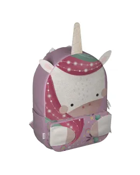 Sassi A4 Junior Cotton Backpack Sparkly The Unicorn