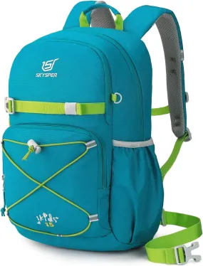 SKYSPER Kids Backpack - 15L Travel Backpacking Small Age 4-6 Ergonomical Design Multi-compartment Breathable Day Pack Preschool Kindergarten Bag