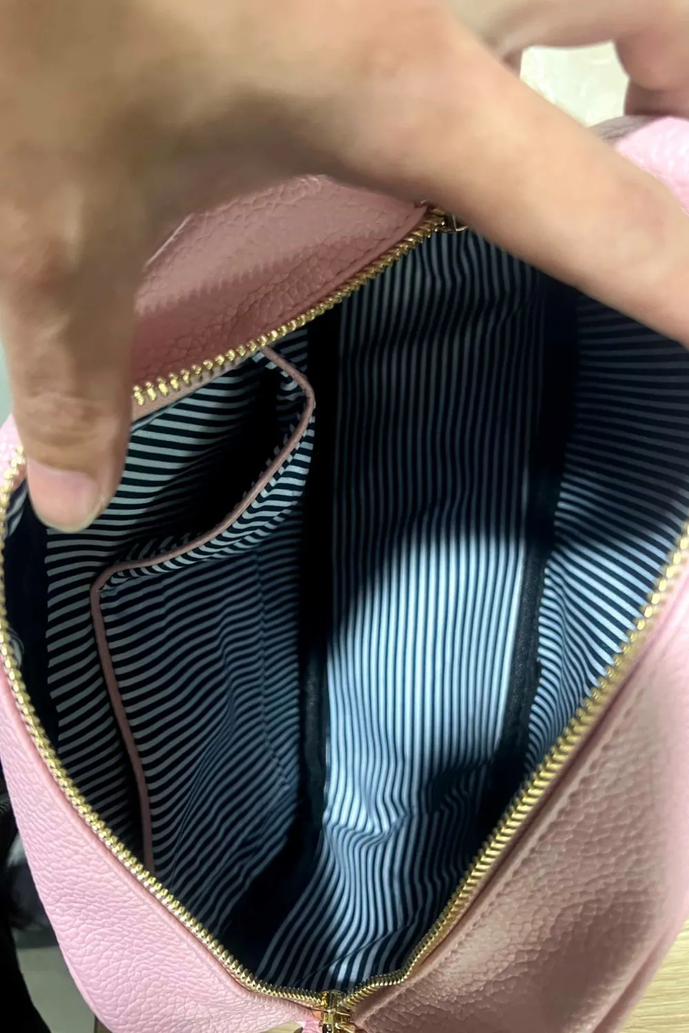 Vegan Leather Tassel Crossbody Bag