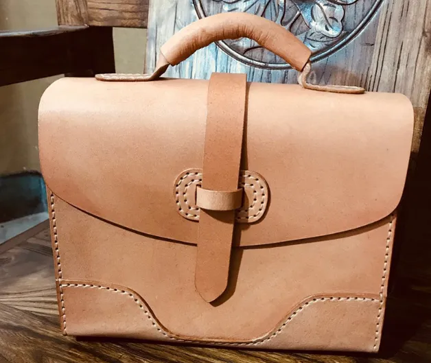 YAAGLE Women British Style Genuine Leather Briefcase Handbag YGY073