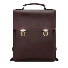 YAAGLE Women Fashion Tanned Leather Backpack YG43020